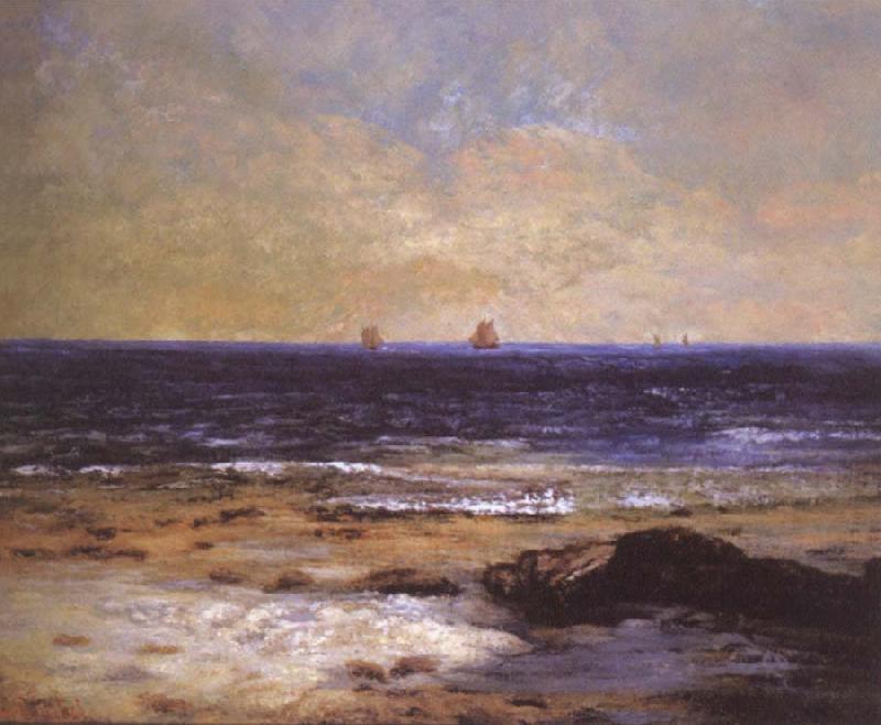 Gustave Courbet Seaside in Palavas oil painting picture